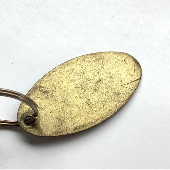 LIEBHERR🎄Vintage Brass Ornament or Key Ring - Picture 2 of 2